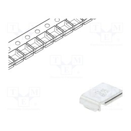 3 pcs x BOURNS - MF-SM185/33-2 - Fuse: PTC polymer, 1.8A, Imax: 40A, PCB,SMT, MF-SM, reel