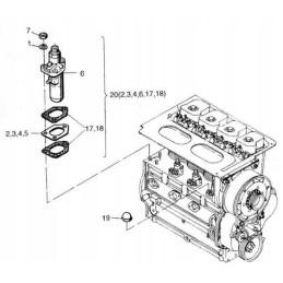 Hatz L series pump seal 0 2 03896802