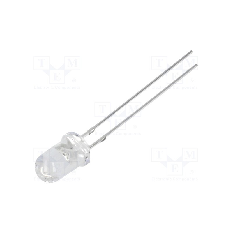 1 pcs x OPTOSUPPLY - OSV4YL5111A - LED, 5mm, violet, 15°, Front: convex, 3÷3.8V, No.of term: 2