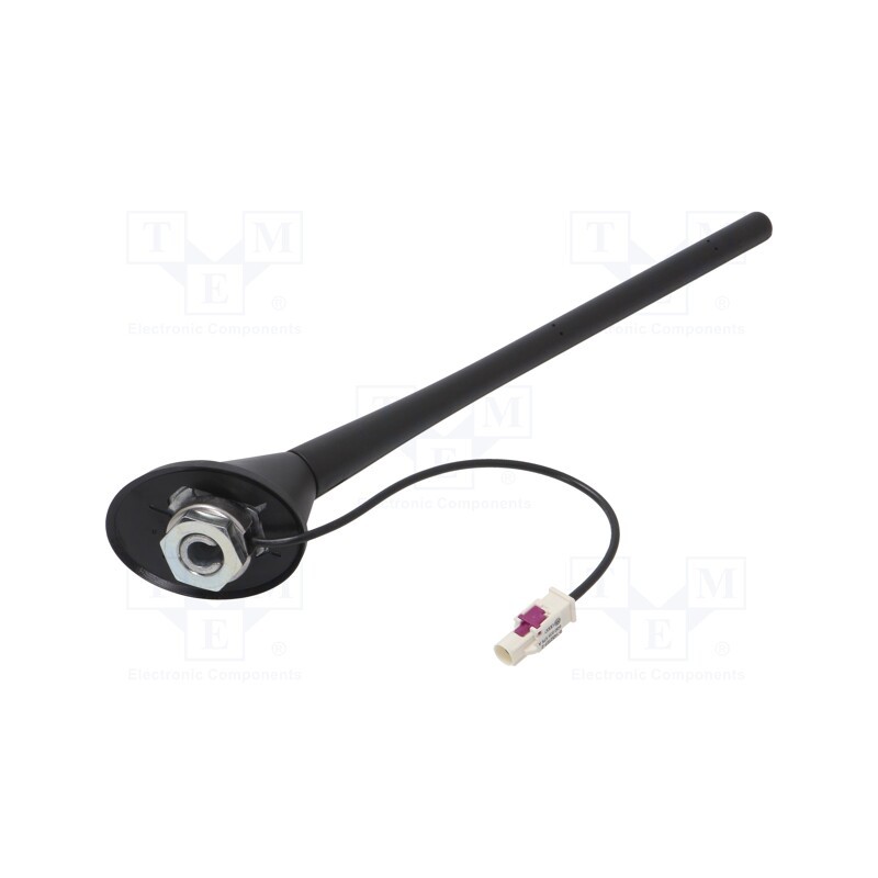 1 pcs x CALEARO - 7677865 - Antenna, car top, 0.2m, AM,FM, Fiat,Renault,Seat,VW,Škoda, 0.2m