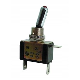 Switch 2 positions on off led