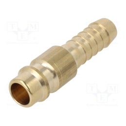 1 pcs x PNEUMAT-ES 8 S - Quick connection coupling, 0÷35bar, brass, 44mm, 1000l/min