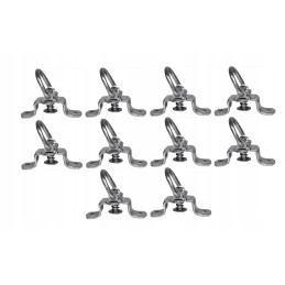 Hook, rotating grip, tarpaulin holder, 10 pcs
