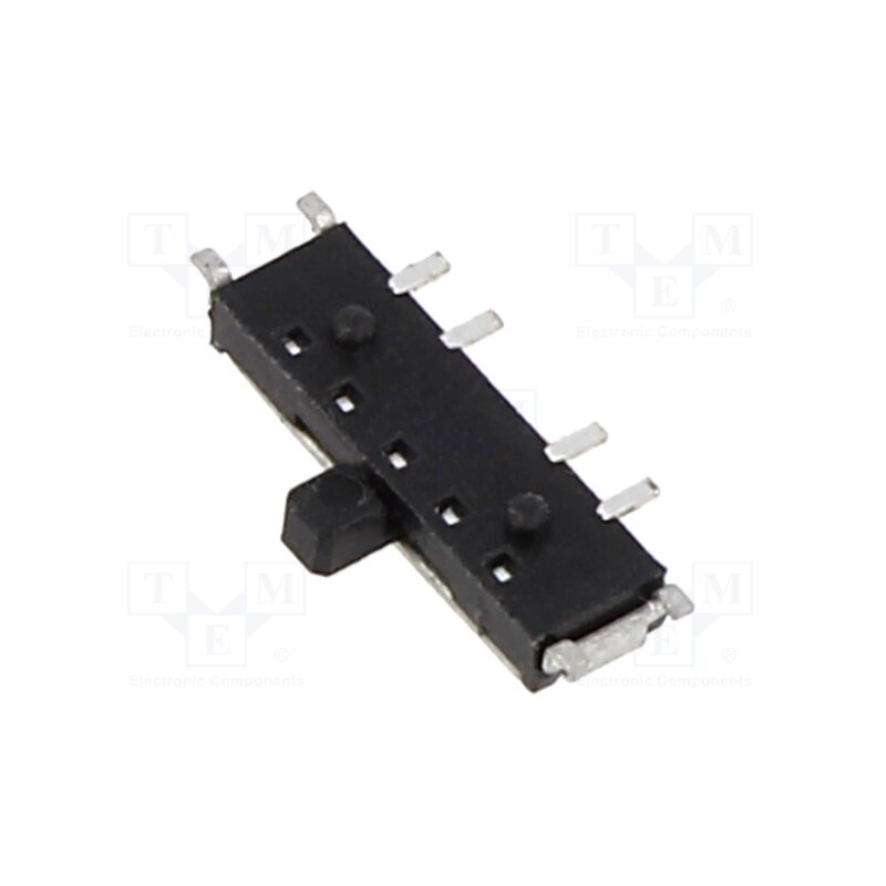 2 pcs x C&K - PCM13SMT-BULK - Switch: slide, Pos: 3, SP3T, 0.3A/6VDC, ON-ON-ON, SMT, Leads: for PCB