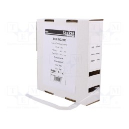 1 pcs x TASKER - BOX 6432 TR - Heat shrink sleeve, glueless, 2: 1, 6.4mm, L: 5m, transparent