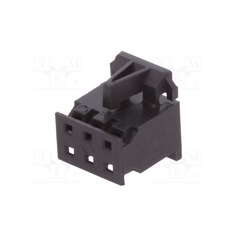 2 pcs x Amphenol Communications Solutions - 10073599-006LF - Plug, wire-board, female, Minitek, 2mm, PIN: 6, w/o contacts, FCI