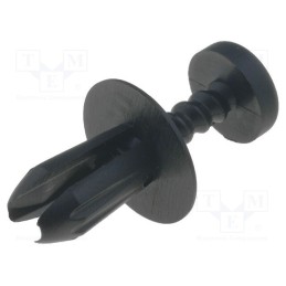 10 pcs x ESSENTRA - USR-1131 - Rivet, polyamide, L.rivet: 11mm, Panel cutout diam: 5mm, black