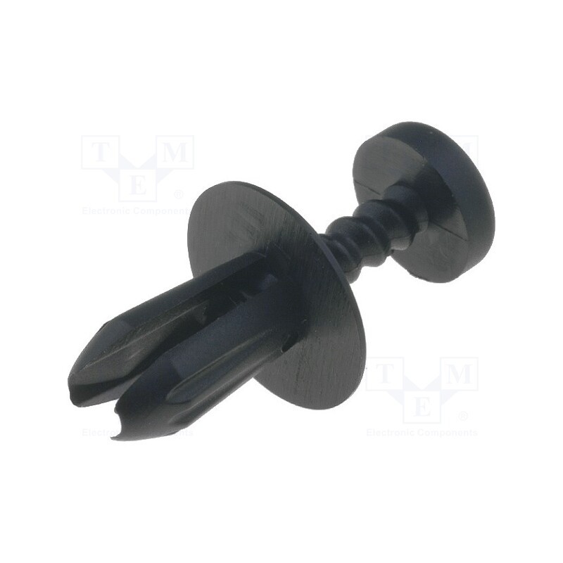 10 pcs x ESSENTRA - USR-1131 - Rivet, polyamide, L.rivet: 11mm, Panel cutout diam: 5mm, black