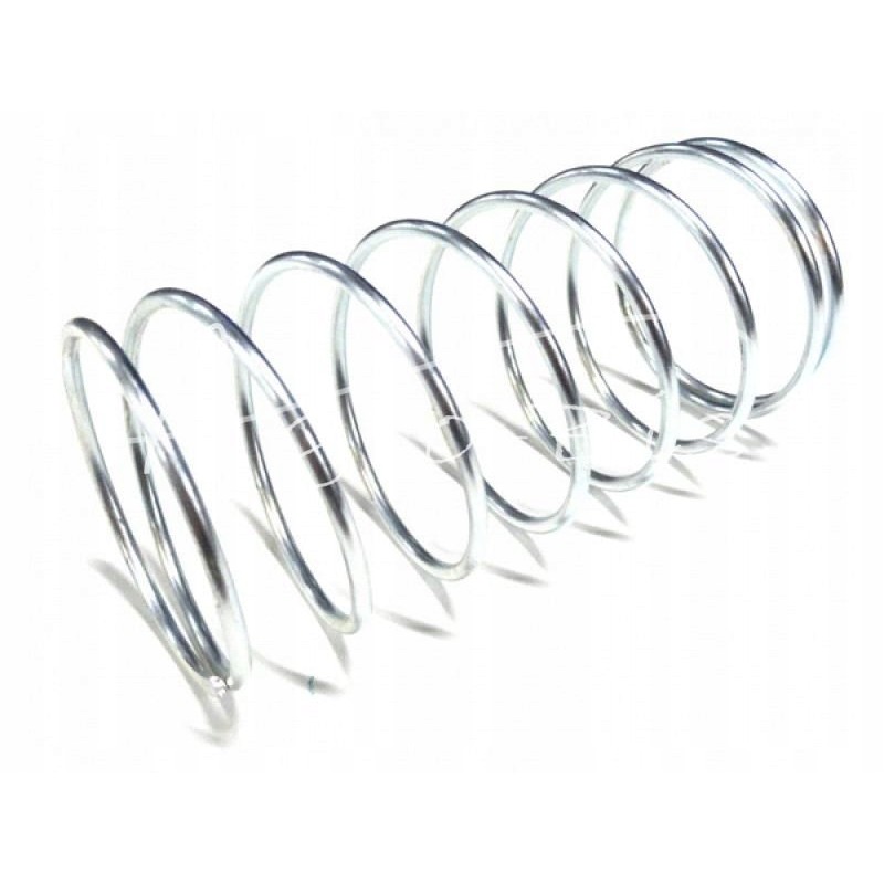 The piston rod spring is used to turn off the amplifier