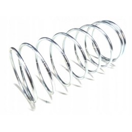 The piston rod spring is used to turn off the amplifier