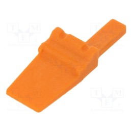 2 pcs x DEUTSCH - WM-2P - Accessories: secondary lock, DTM, male, PIN: 2, orange, DTM04-2P