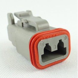 Temperature sensor plug, 2-pin connector