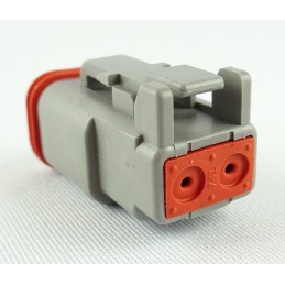 Temperature sensor plug, 2-pin connector