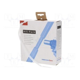 1 pcs x HELLERMANNTYTON - 300-30953 - Heat shrink sleeve, 2: 1, 9.5mm, L: 5m, transparent