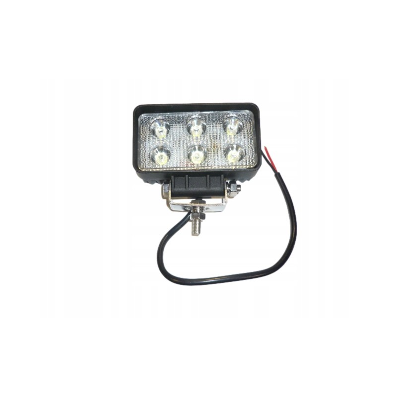 Work lamp 6 LED 12v 24v rectangular halogen lamp