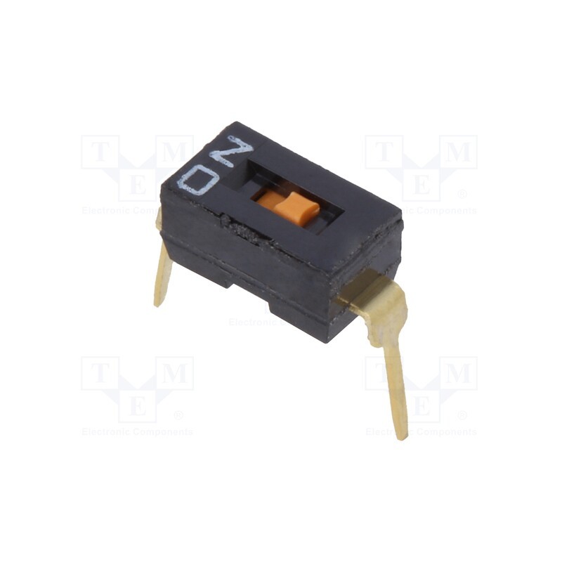 1 pcs x OMRON OCB - A6T1102 - Switch: DIP-SWITCH, Poles number: 1, ON-OFF, 0.025A/24VDC, Pos: 2