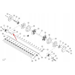Cfa00538 spring ring 8 x 45 sc