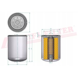 Hifi filter so 3362 engine oil filter