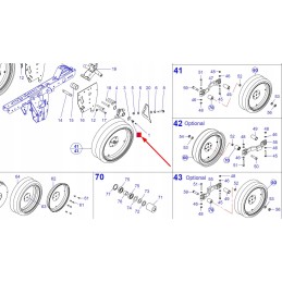 40282408 screw m10 x 1 5 with hole m6 x 1 0 for sma