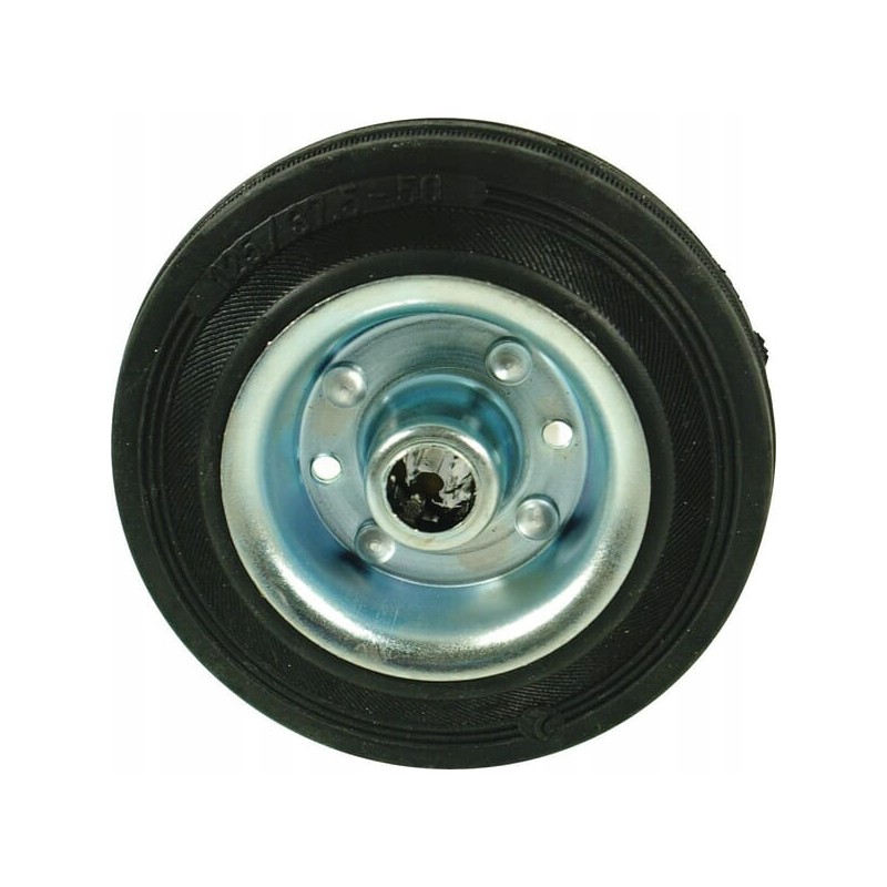 Metal-rubber wheel with 100 mm sleeve