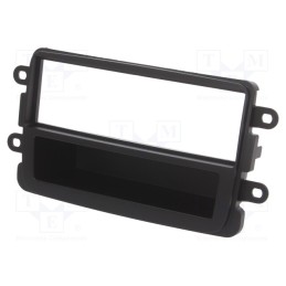 1 pcs x ACV - 281250-13-2-0 - Radio frame, Dacia,Fiat,Nissan,Opel,Renault, 1 DIN, black