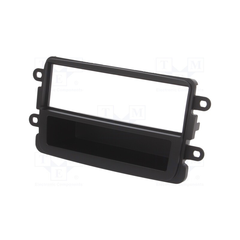 1 pcs x ACV - 281250-13-2-0 - Radio frame, Dacia,Fiat,Nissan,Opel,Renault, 1 DIN, black