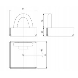 Load securing bracket 2 5 tons floor bracket