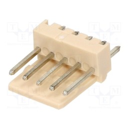 2 pcs x MOLEX - 22041051 - Socket, wire-board, male, Mini-Latch, 2.5mm, PIN: 5, THT, 250V, 3A