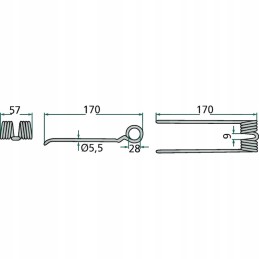 Mengele Euromat rotant pick-up finger