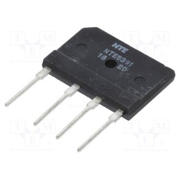 1 pcs x NTE Electronics - NTE5391 - Bridge rectifier: single-phase, Urmax: 400V, If: 35A, Ifsm: 300A