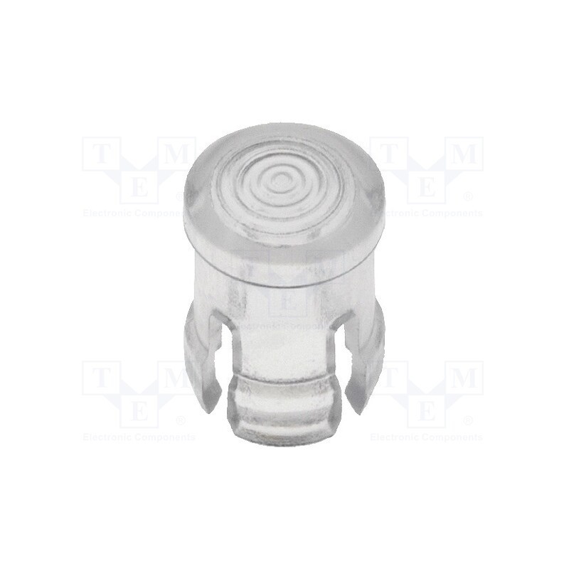 2 pcs x KEYSTONE - 8659 - LED lens, round, transparent, lowprofile, 3mm