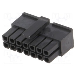 2 pcs x Amphenol Communications Solutions - MF30-HFD1-14 - Plug, wire-board, female, MF30, 3mm, PIN: 14, w/o contacts