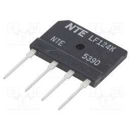 1 pcs x NTE Electronics - NTE5390 - Bridge rectifier: single-phase, Urmax: 200V, If: 35A, Ifsm: 300A