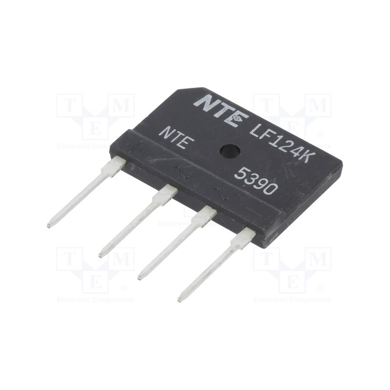 1 pcs x NTE Electronics - NTE5390 - Bridge rectifier: single-phase, Urmax: 200V, If: 35A, Ifsm: 300A