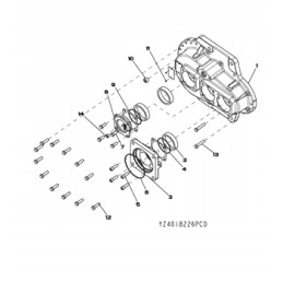 O ring john deere df180 843k 764 450g df150 5900