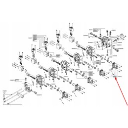 Cse00120 o-ring, hydraulic distributor cap