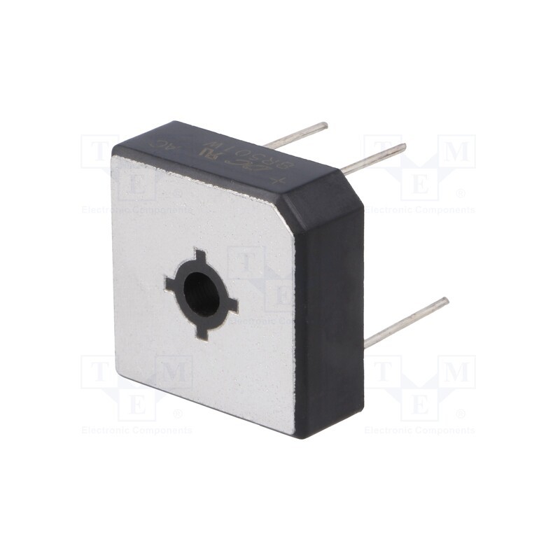 1 pcs x DC COMPONENTS - BR501W - Bridge rectifier: single-phase, Urmax: 100V, If: 50A, Ifsm: 500A