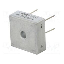 1 pcs x NTE Electronics - NTE5322W - Bridge rectifier: single-phase, Urmax: 200V, If: 25A, Ifsm: 400A