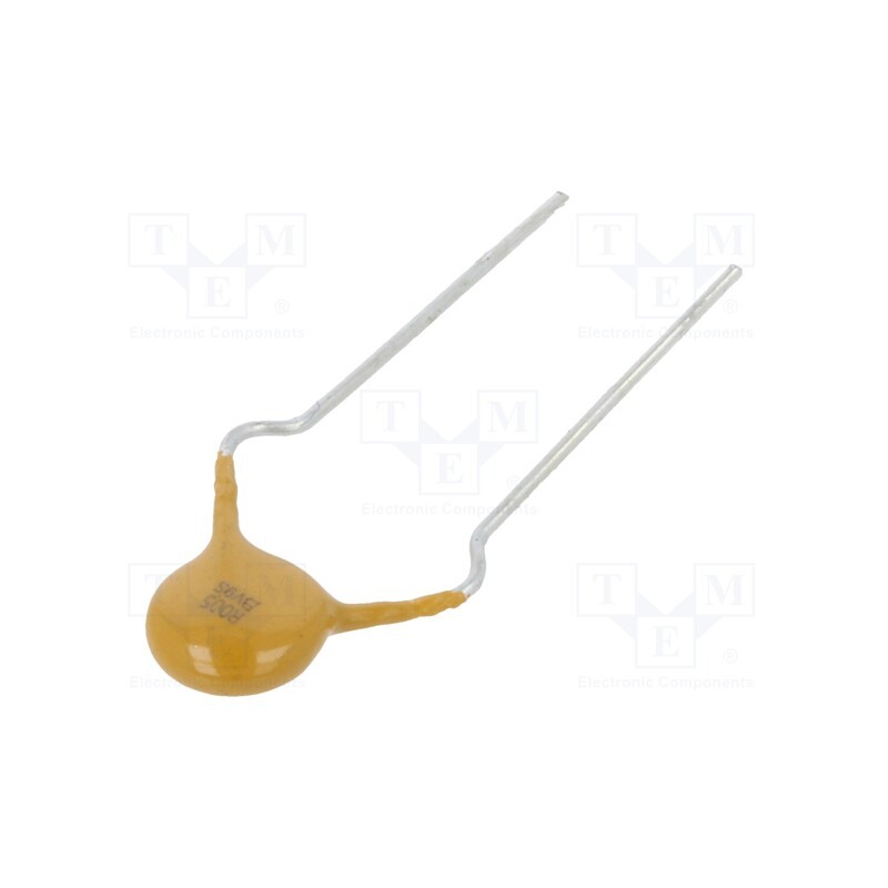 3 pcs x BOURNS - MF-R005-0 - Fuse: PTC polymer, 50mA, Imax: 40A, PCB,THT, MF-R, bulk