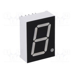 1 pcs x OPTO Plus LED - OPD-S8023LA-BW - Display: LED, 7-segment, 20.4mm, 0.8', No.char: 1, amber, 60mcd