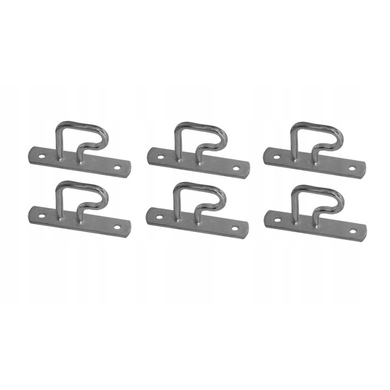 Hook, grip, guide, French handle, 6 pcs