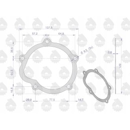 Water pump seal krazelite 0 8mm c 330 originals