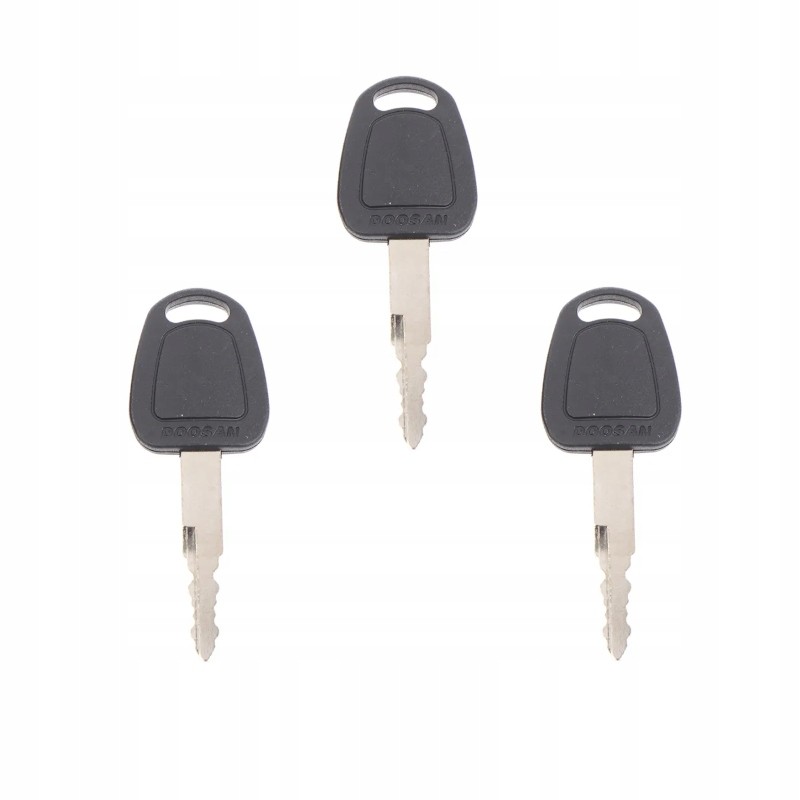 3x key door ignition key daewoo doosan bobcat terex f900 k1009605