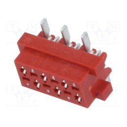 2 pcs x Amphenol Communications Solutions - TMM-6-0-06-2 - Wire-board, socket, female, PIN: 6, SMT, on PCBs, 30V, 1A, -40÷105°C