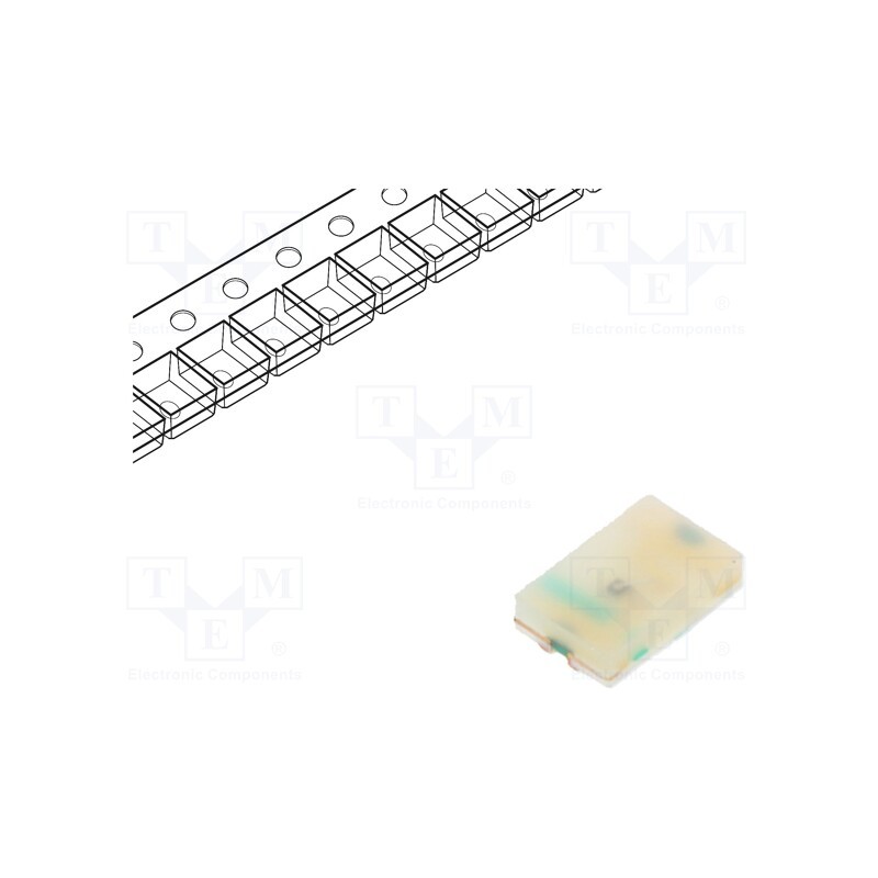 1 pcs x BROADCOM (AVAGO) - HSMC-C177 - LED, SMD, 0805, red, 28.5÷90mcd, 2x1.25x0.4mm, 130°, 1.9÷2.4V, 20mA