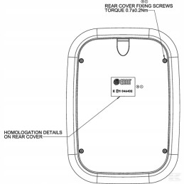 Mirror with remote control 7130004am