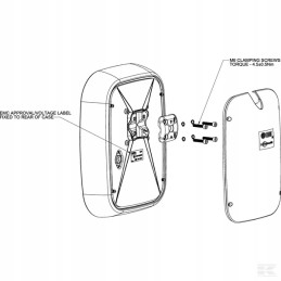 Mirror with remote control 7130014am
