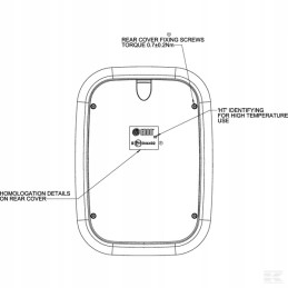 Mirror with remote control 7130014am