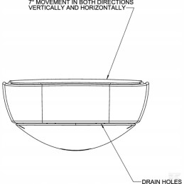 Mirror with remote control 7130014am