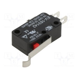 1 pcs x ECE - EV163142 - Microswitch SNAP ACTION, 16A/250VAC, 0.6A/125VDC, SPDT, ON-(ON)